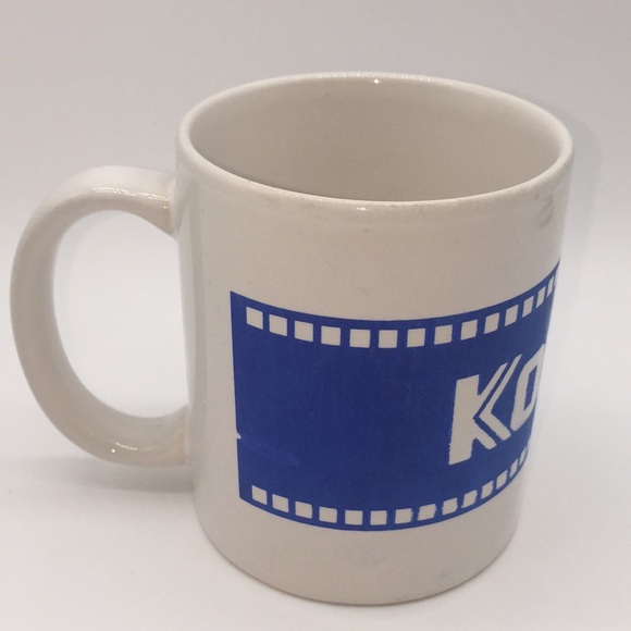 Konica Cameras & Film Advertising Coffee Tea Mug Ceramic Vintage 1980s - Picture 2 of 8